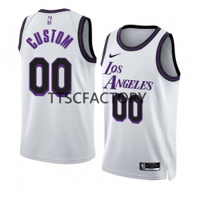 Dres Los Angeles Lakers Prilagođeni Nike 2022-23 City Edition Bijela Swingman - Muške